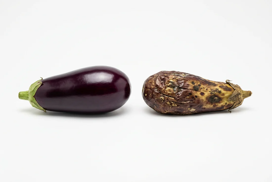 Infographie expliquant le processus d'oxydation des légumes.