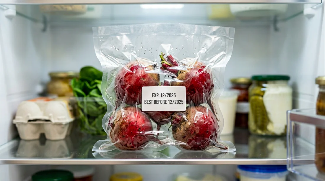 Betteraves sous vide fraîches prêtes à être consommées