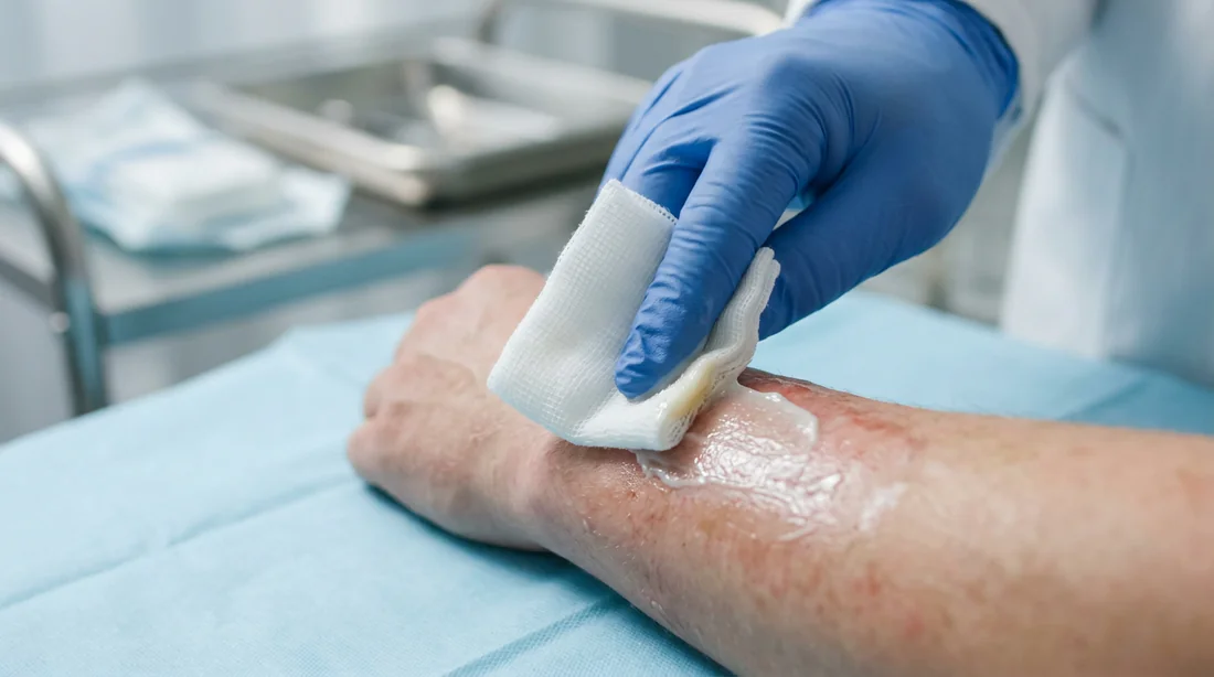 Infographie comparative des usages cliniques de la Flammazine et de la Biafine