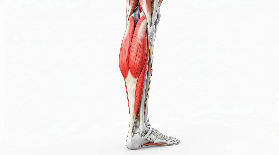 Anatomie des muscles du mollet